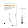 Wholesale of 36-note wind chimes for percussion instruments, silver electroplated, adjustable bell, band accompaniment, sound tree with stand Application Scenario